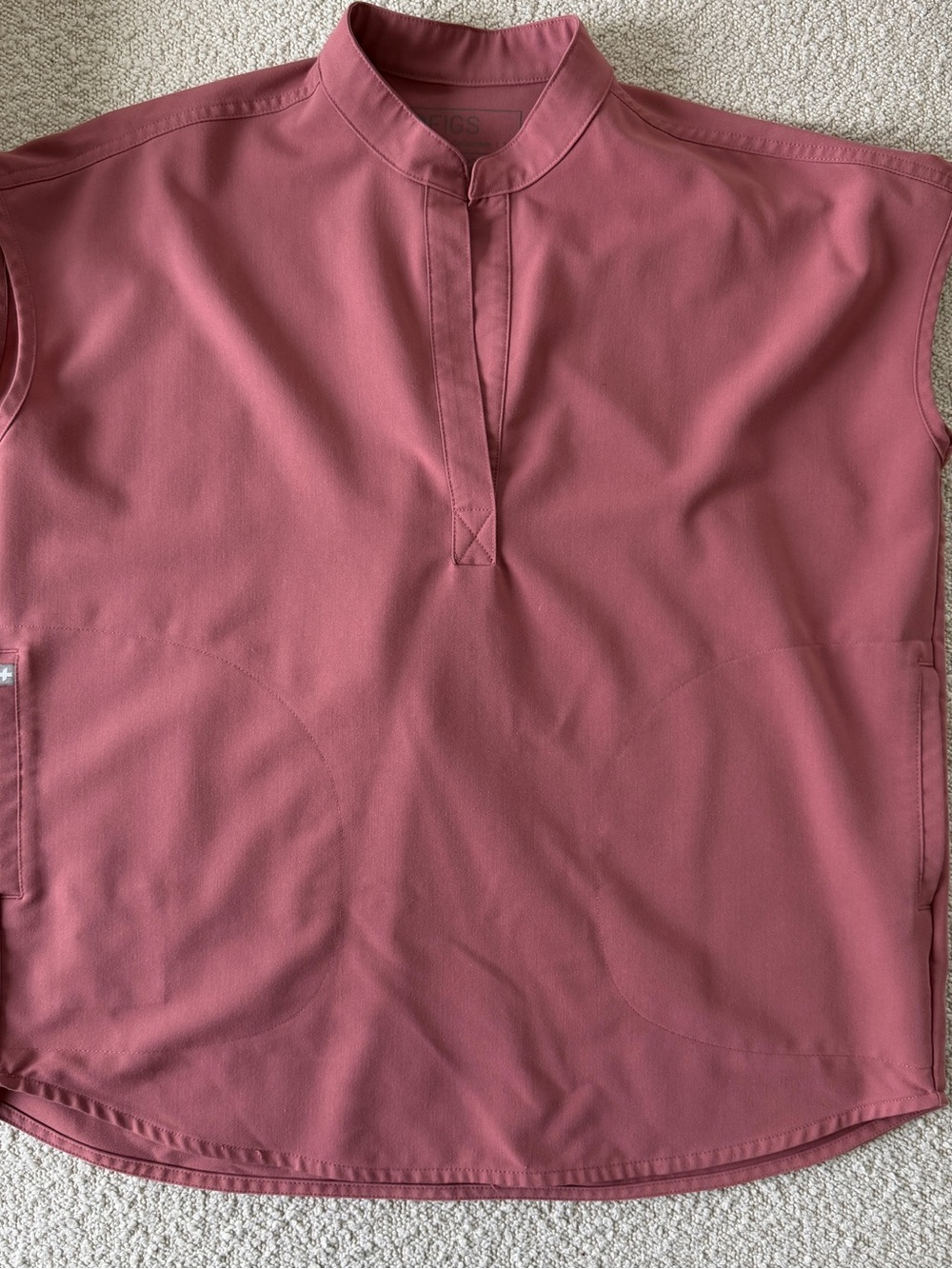 Figs Rafaela Scrub Top Mauve Pink XS